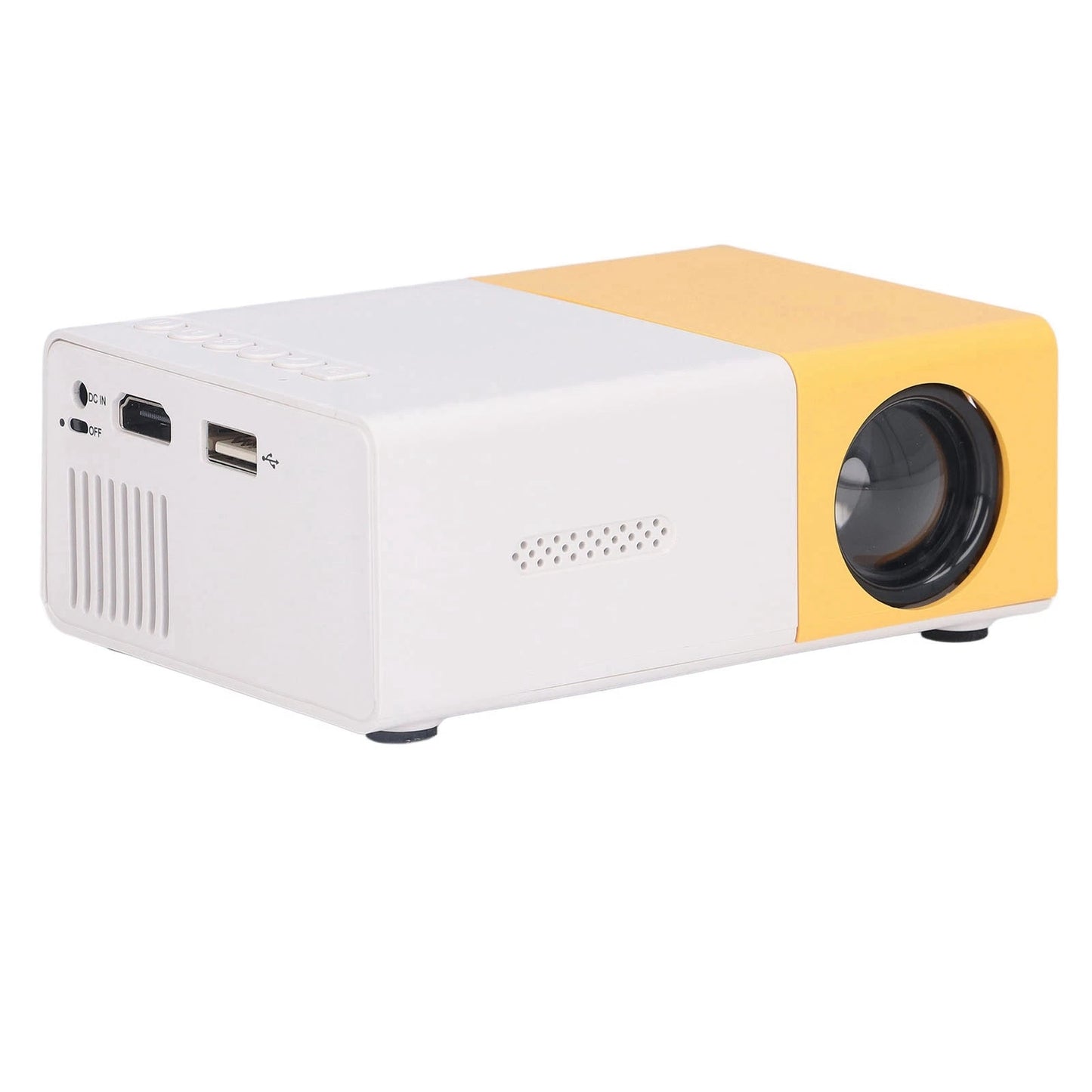 Mini Projector Portable 17-32in 1920x1080 Resolution Outdoor Theater Movie 4:3