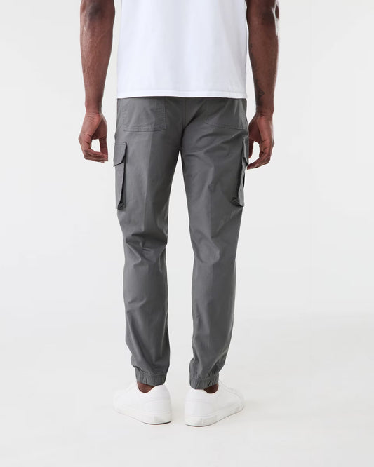 Elastic Waist and Cuffed cargo Pants