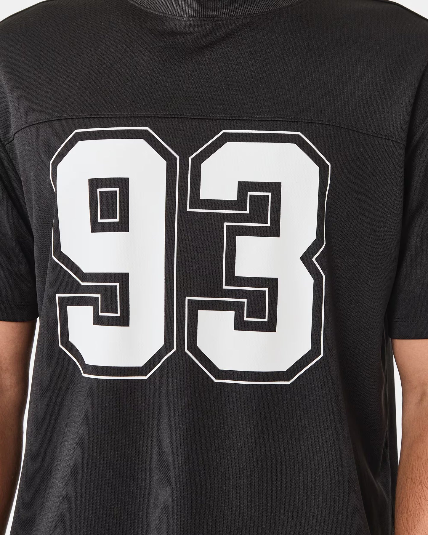 Mesh Boxy Print T-shirt