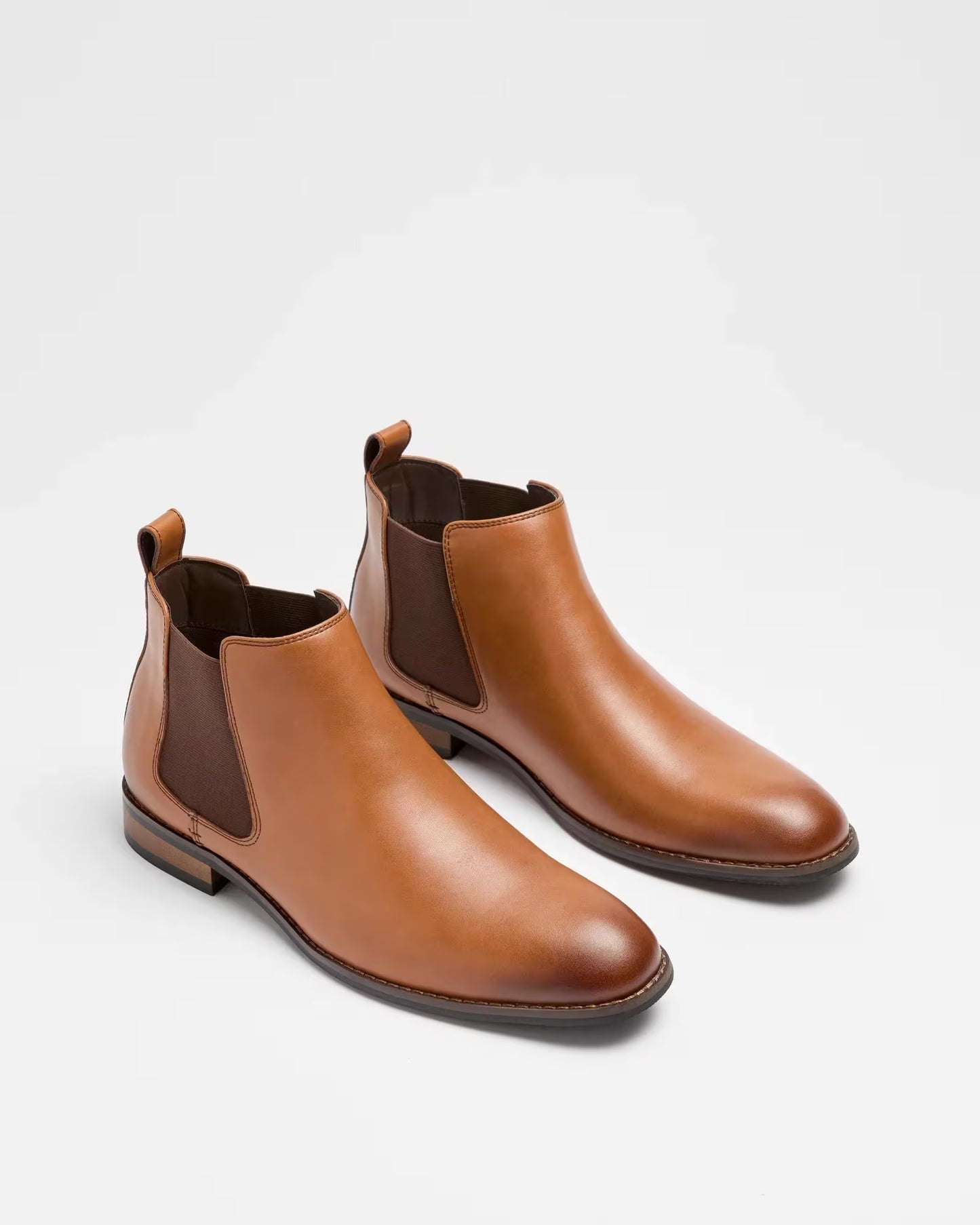 Mens Leather Chealse Boots