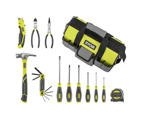 Ryobi Homeowners Hand Tools Kit