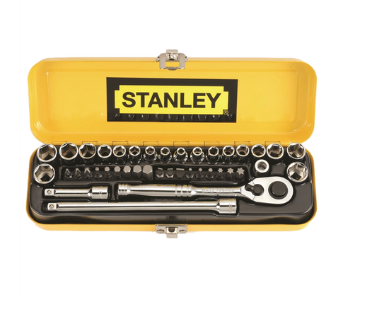 Stanley 1/4" Drive Socket Set - 40 Piece