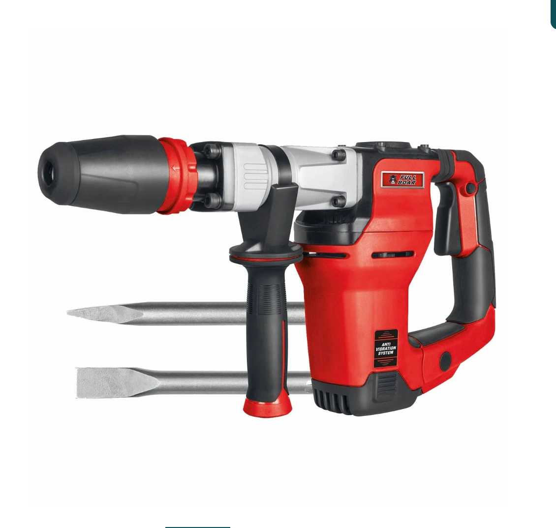 Full Boar 1050W 7kg SDS Max Demolition Hammer Kit