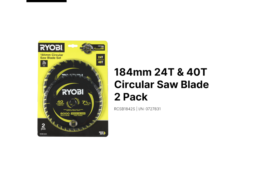 Ryobi 1500W 184mm Corded Circular Saw RCS1500-G