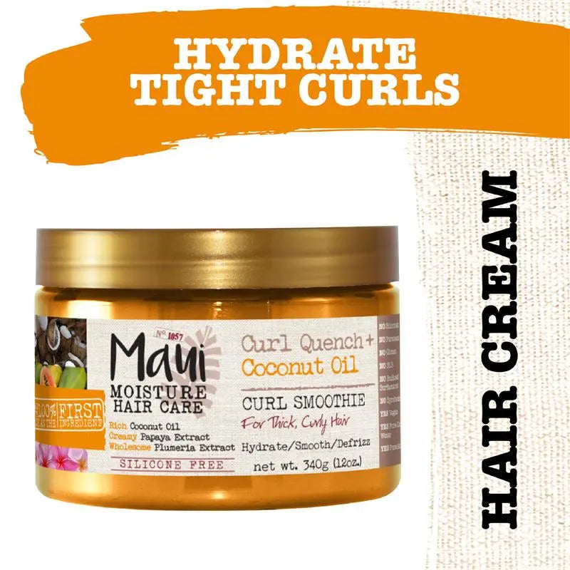 Maui Moisture Curl Quench + Coconut Oil Curl Smoothie