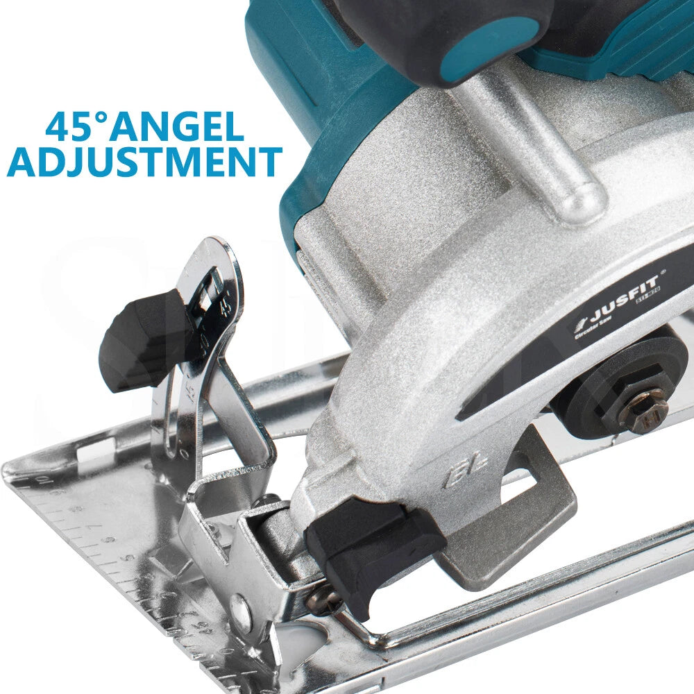 JUSFIT 125mm Cordless Circular Saw 5.5" Brushless Cutter For Makita 18V Battery  Super_lighting (76906)