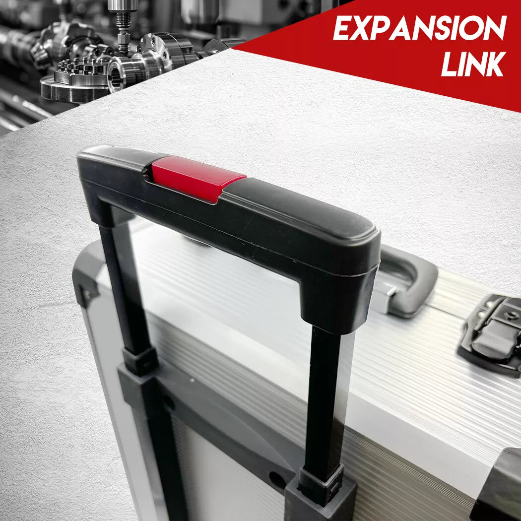 1180pcs Tool Box Kit Wheels Trolley Case Portable Set Toolbox Toolkit w/ wheels