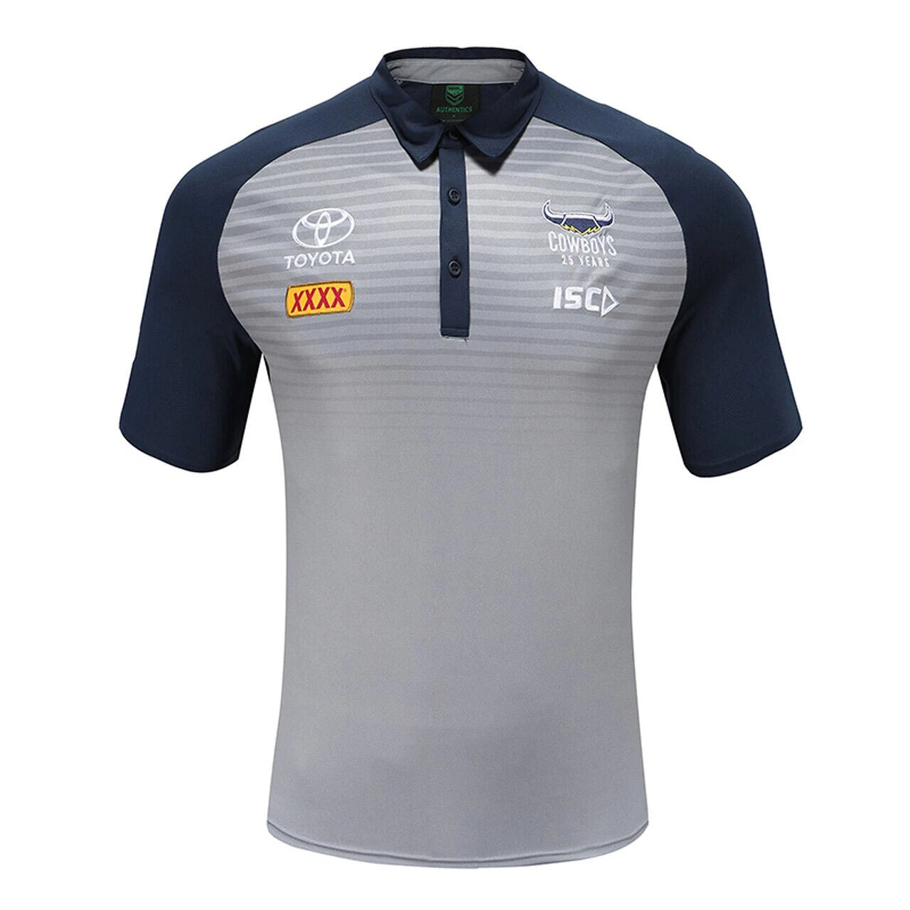 NRL North Queensland Cowboys Men's Media Polo Shirt - Sizes M- 5XL