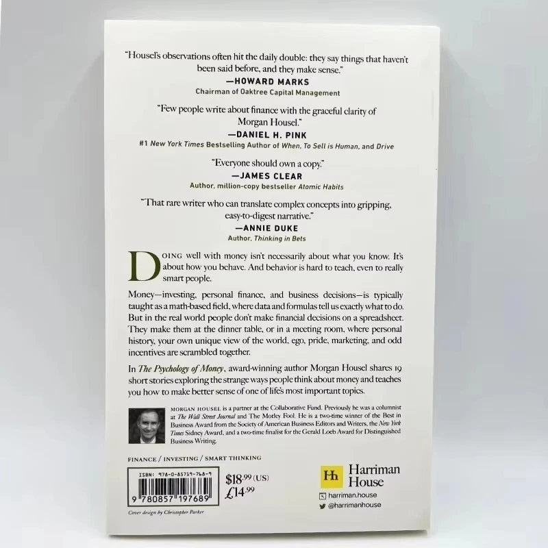 The Psychology of Money— Timeless Lessons on Wealth, Greed, Happiness Finance