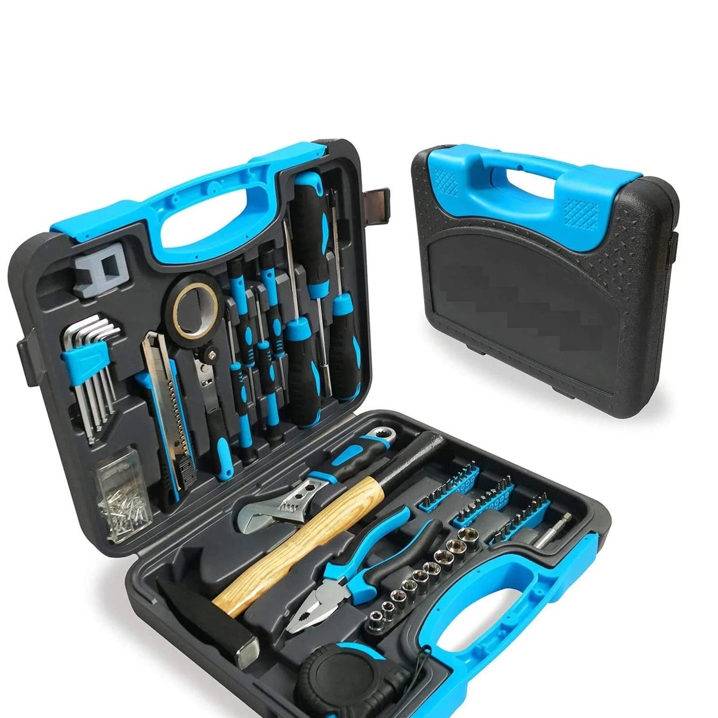 100PCS Household Hand Tool Set Kit with Plastic Storage Case  HAN