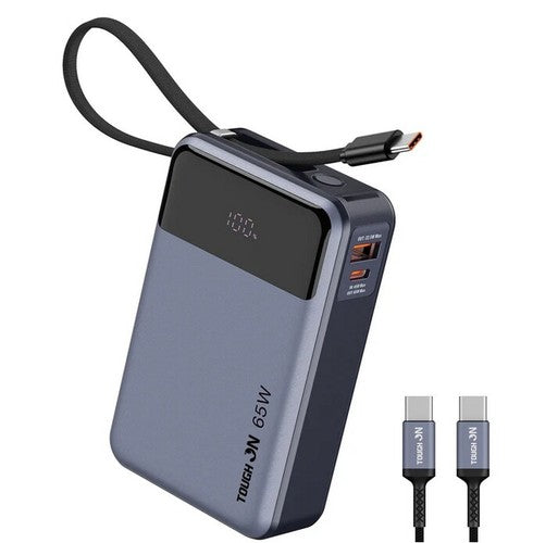 Tough On 2-in-1 65W 20000mAh Power Bank Bulit-in USB-C Cable