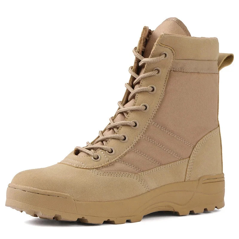 Men's Tactical Boots Desert Combat Special Force Outdoor Hiking Ankle Shoes