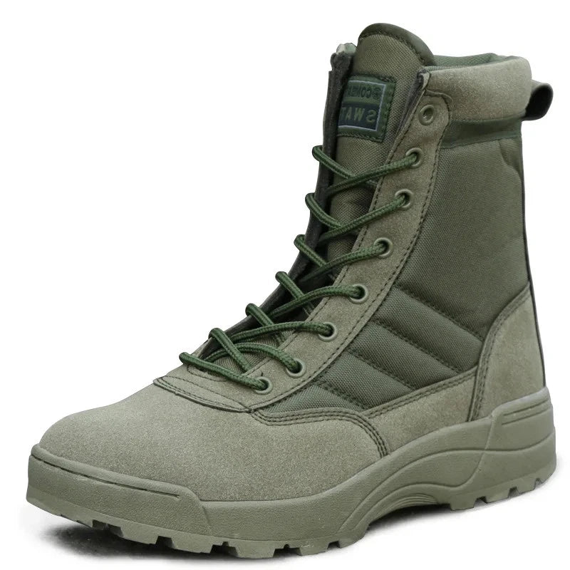 Men's Tactical Boots Desert Combat Special Force Outdoor Hiking Ankle Shoes