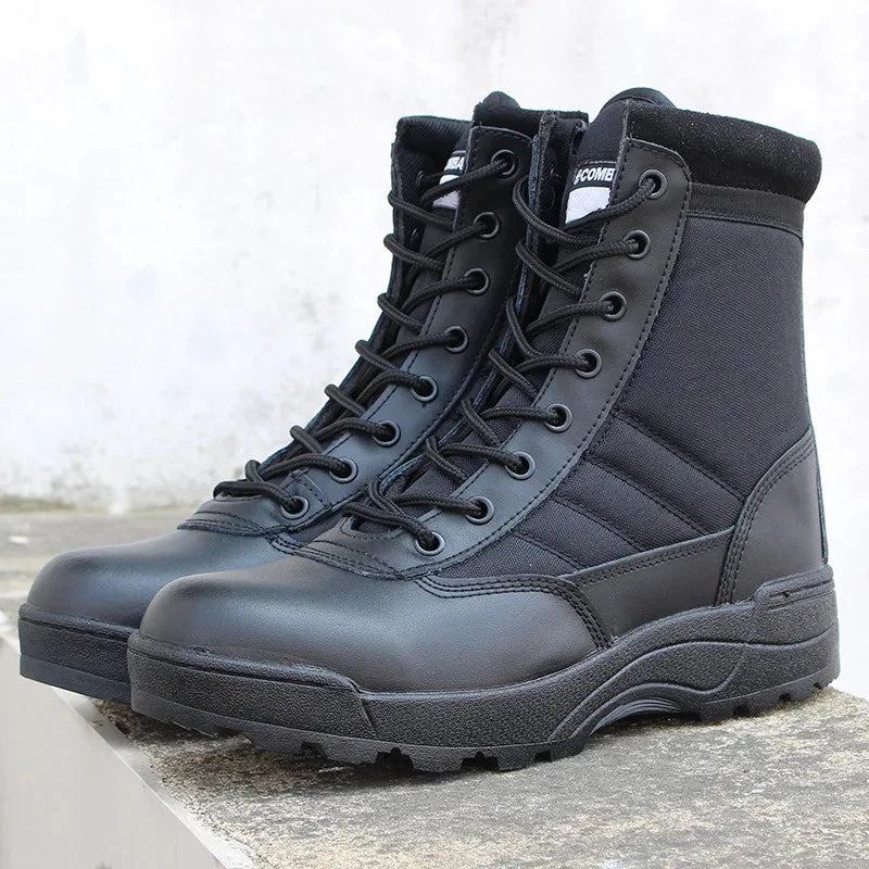 Men's Tactical Boots Desert Combat Special Force Outdoor Hiking Ankle Shoes