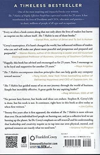 Seven Habits of highly effective people by Stephen Covey