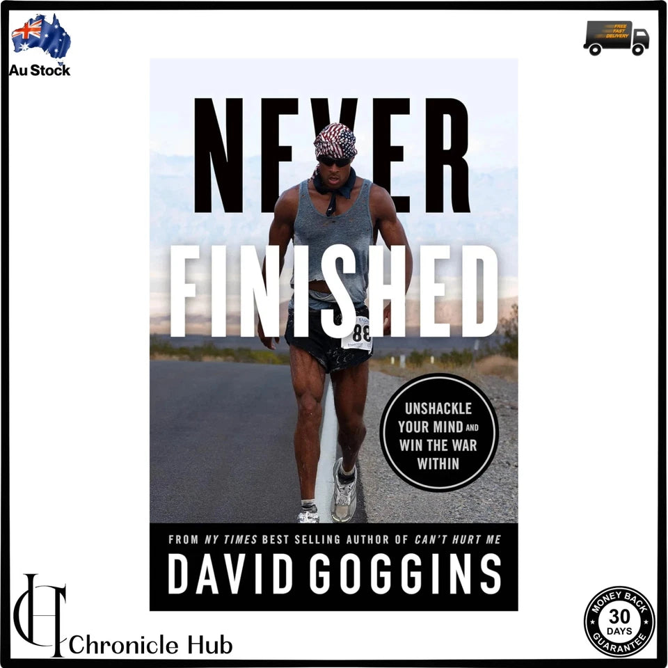 Can't hurt me+Never Finished by David Goggins