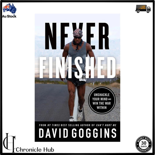 Can't hurt me+Never Finished by David Goggins