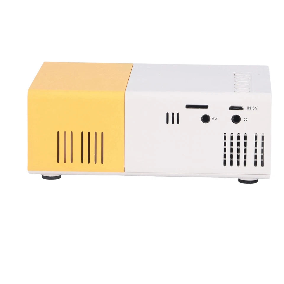 Mini Projector Portable 17-32in 1920x1080 Resolution Outdoor Theater Movie 4:3