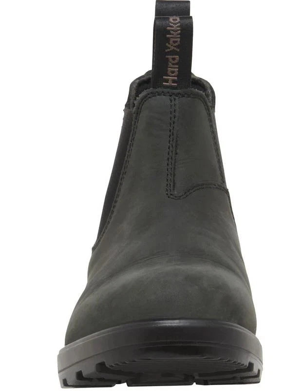 Hard Yakka Men's Brumby Leather Slip on Soft Toe Work Boots Brown Y61108